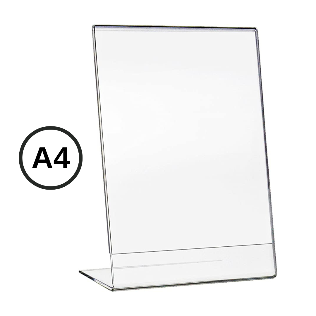 Expositor de metacrilato A4 vertical