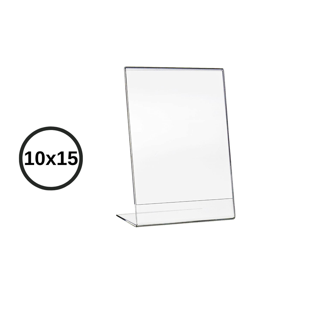 Expositor de metacrilato 10x15cm vertical