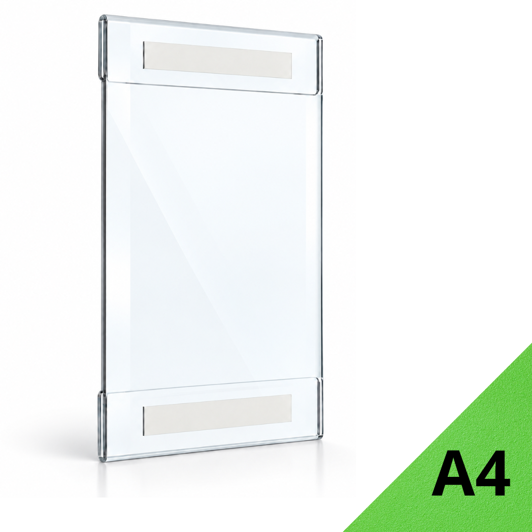 Expositor de metacrilato A4 de pared