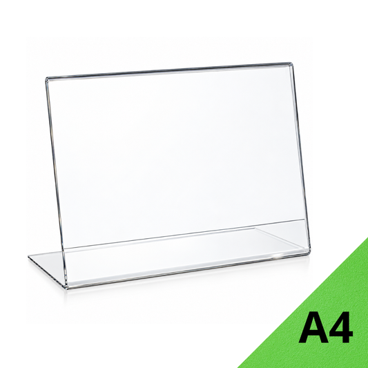 Expositor de metacrilato A4 horizontal