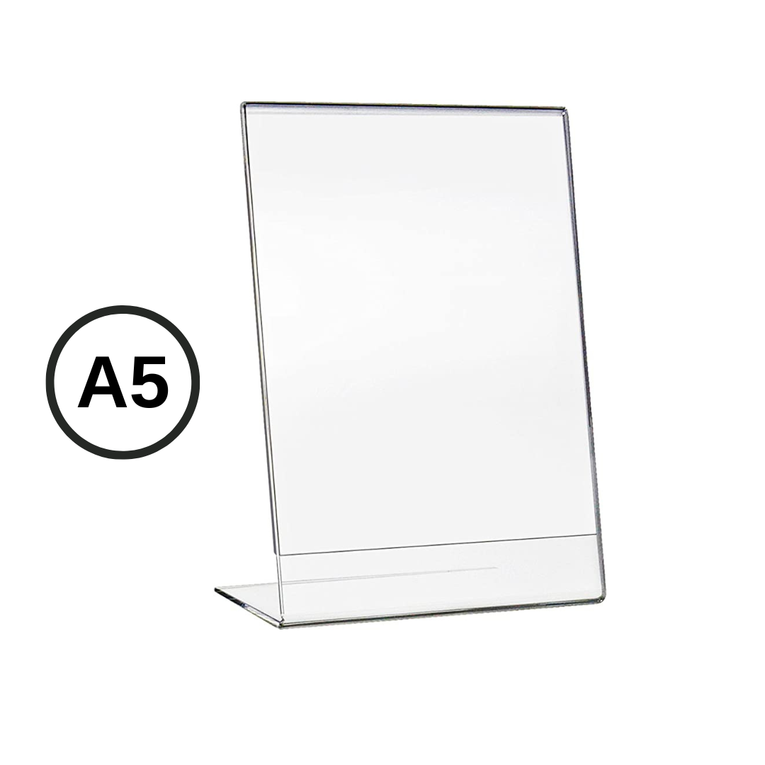 Expositor de metacrilato A5 vertical