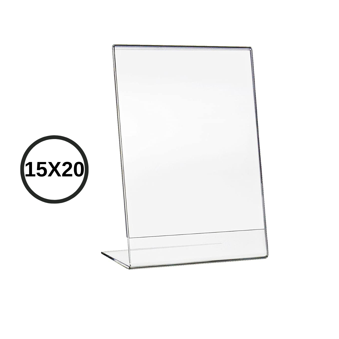 Expositor de metacrilato 15x20cm vertical