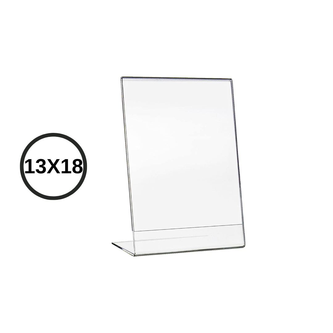 Expositor de metacrilato 13x18cm vertical