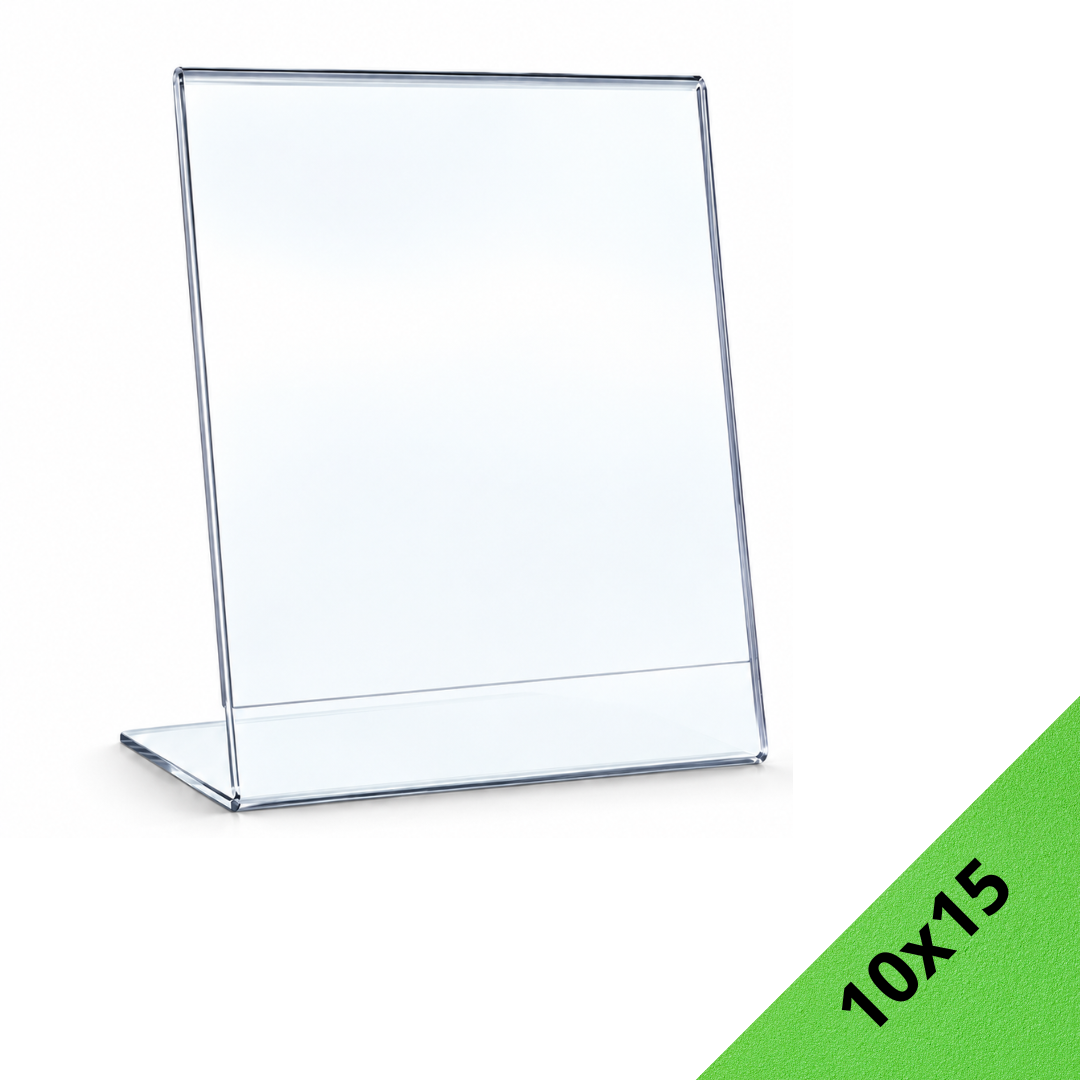 Expositor de metacrilato 10x15cm vertical