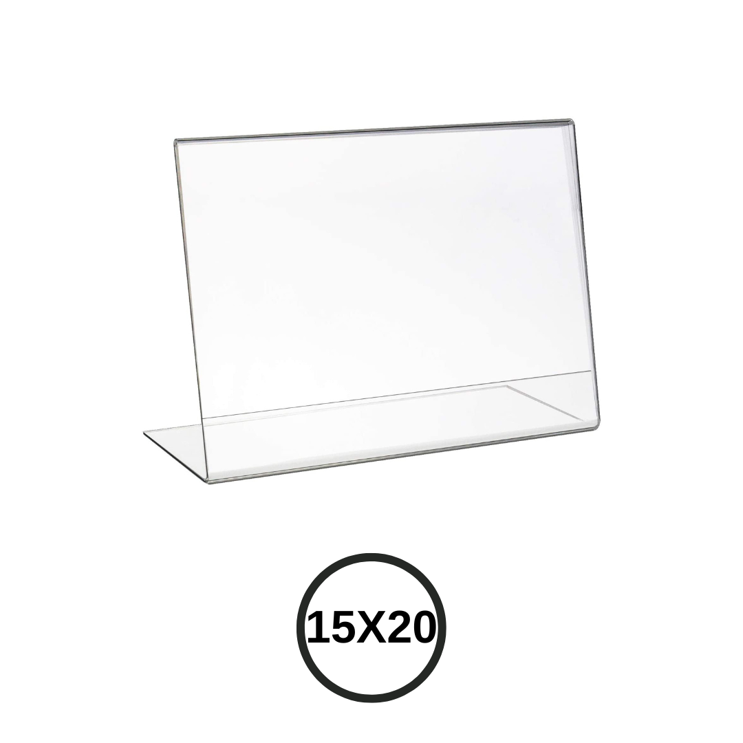 Expositor de metacrilato 15x20cm horizontal