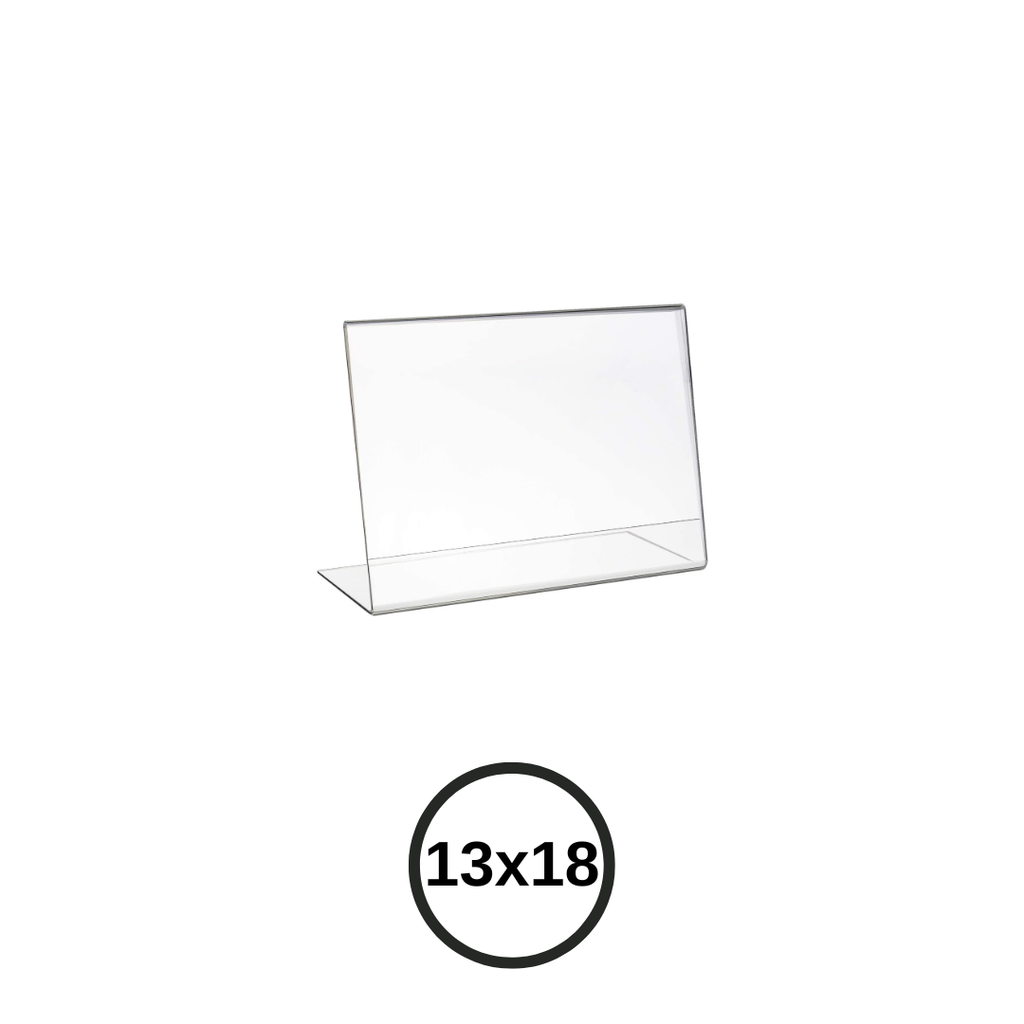 Expositor de metacrilato 13x18cm horizontal