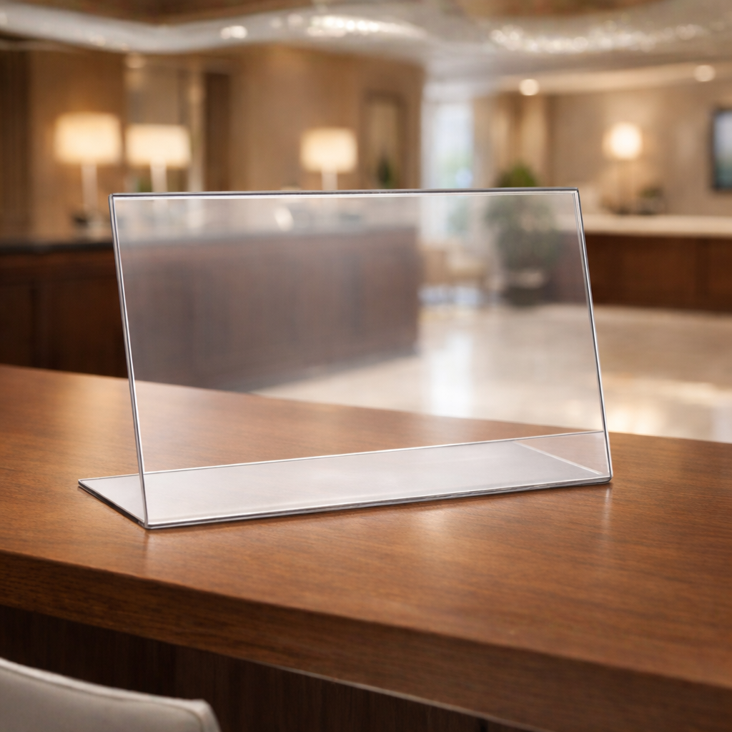 Expositor de metacrilato A4 horizontal