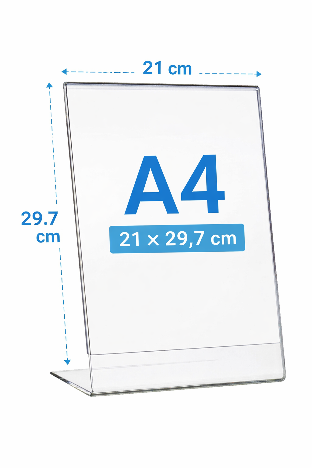 Expositor de metacrilato vertical A4