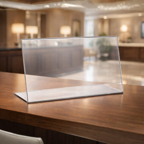 Expositor de metacrilato horizontal A4